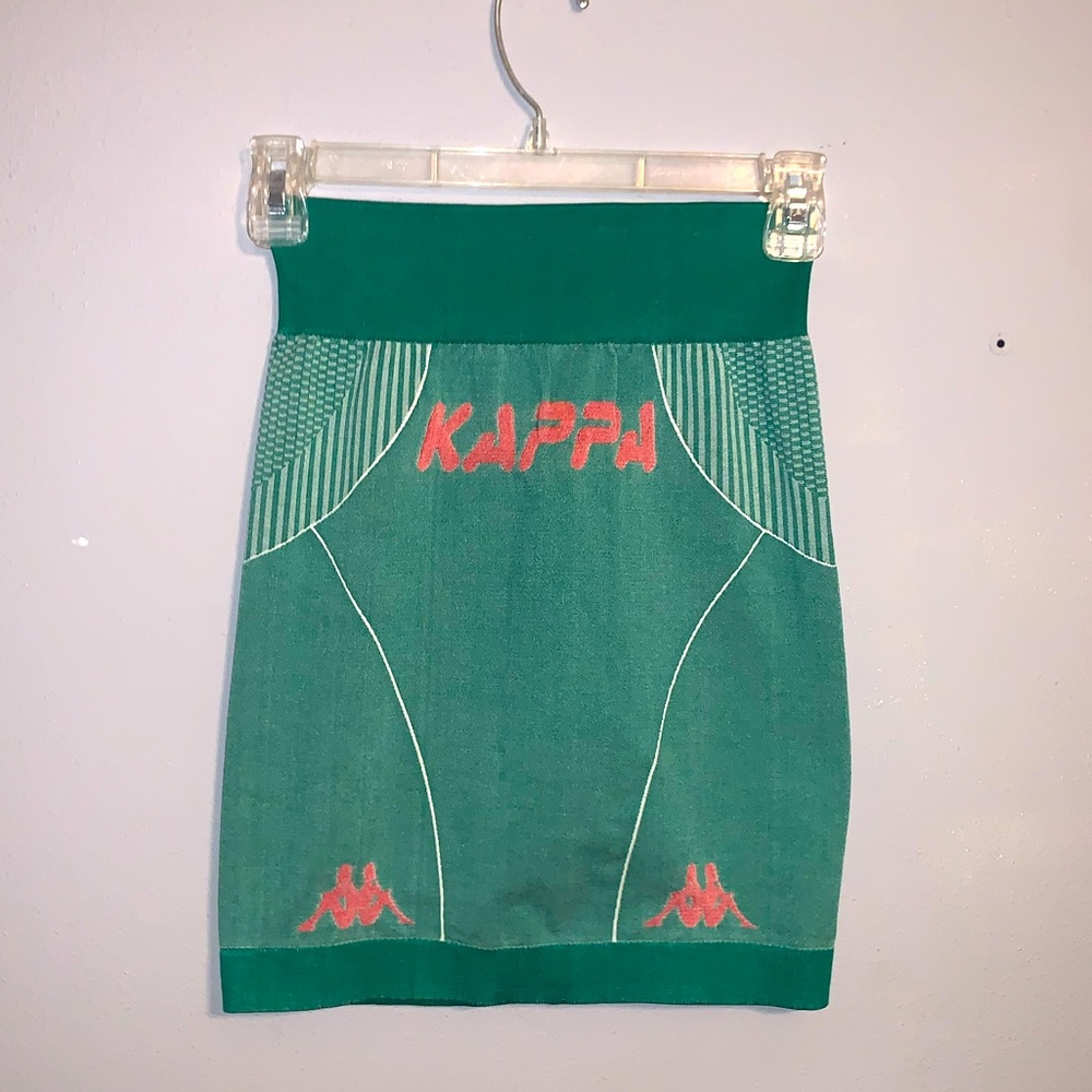 Kappa skirt. Authentic Leszno Knit Skirt Small Green NEVER WORN